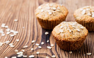 Maple, Peanut Butter and Oatmeal Power Muffins
